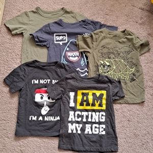 5 Toddler Boy Children's Place T shirts 3T